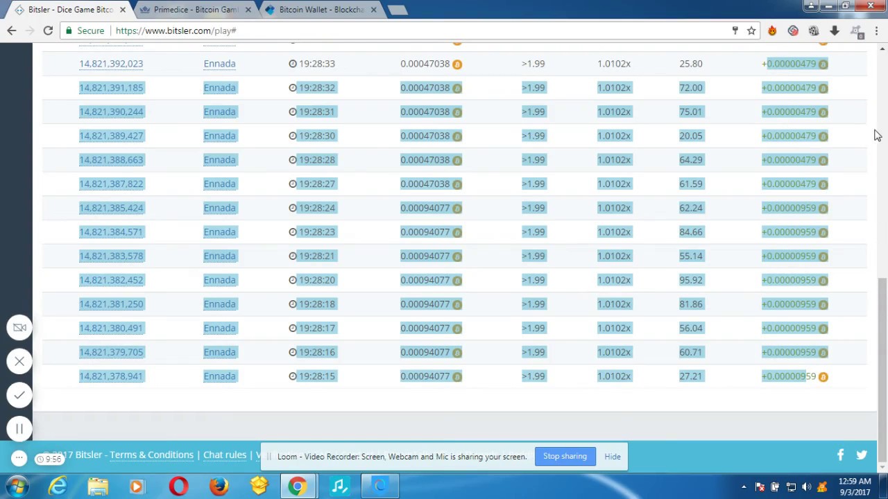 98% roll win more bitcoin with bitsler.win