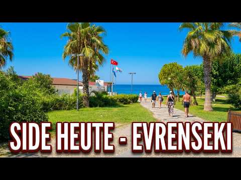 SIDE HEUTE - EVRENSEKI\Çolaklı Promenade\Strand. Türkei 2026 #side #türkei