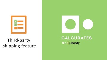 How to activate third-party carrier-calculated shipping in Shopify?