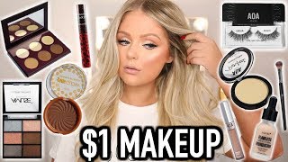 FULL FACE OF DOLLAR STORE MAKEUP | DOLLAR STORE MAKEUP CHALLENGE