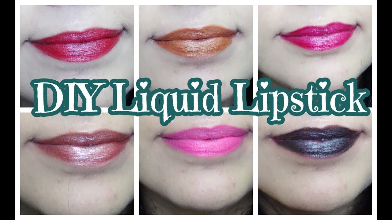 How to make liquid lipstick at home