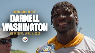 Darnell Washington Media Availability (June 3) | Pittsburgh Steelers
