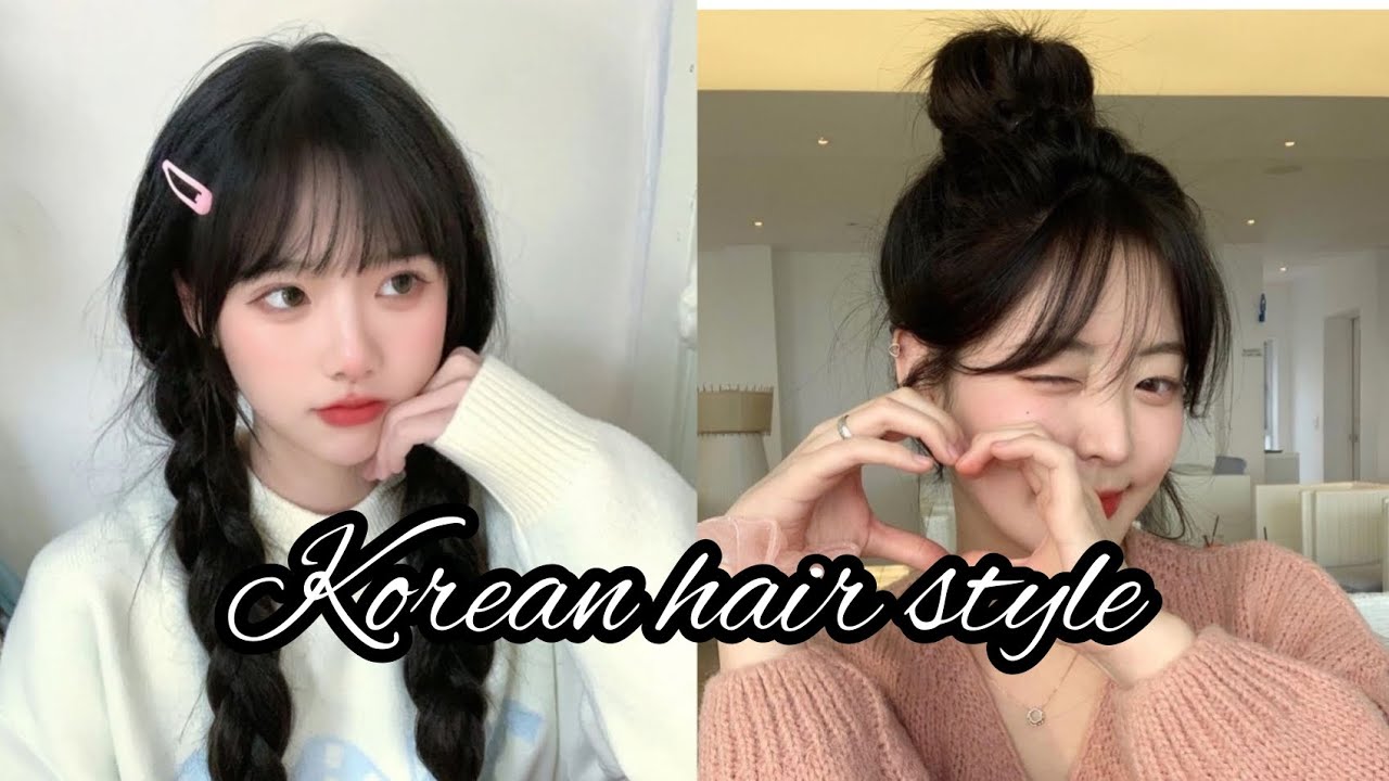 Korean Hairstyles For Girls Korean Hair Style For School YouTube how-to-claw-clip-hairstyles-for-long-hair-90s-claw-clip-hair