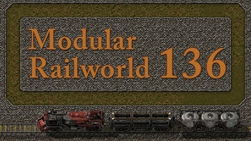 Factorio Modular Railworld #136 - Make Land for the Wall