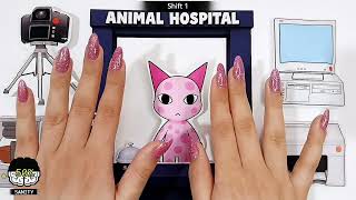 👻paper diy👻 ANIMAL HOSPITAL ROBLOX GAME | ANOMALY |