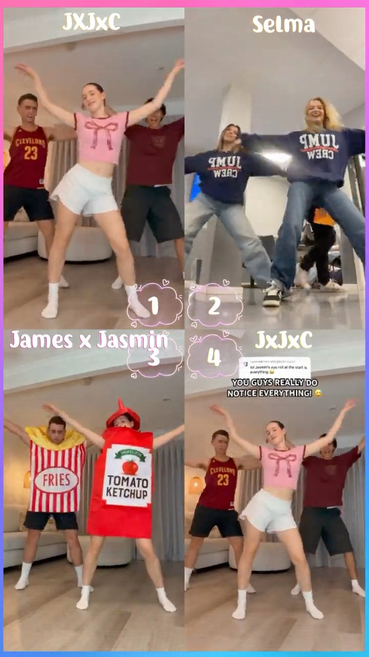 I WANT YOUR LOVE ❤️ Jasmin x James x Cadel x Selma #shorts #dance #tiktok #cute #funny #trend