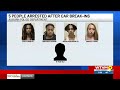 5 people arrested after car break-ins in Auburn