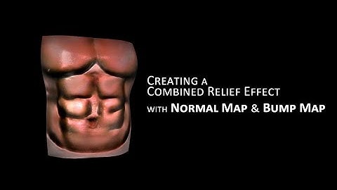 Creating a Combined Relief Effect with Normal Map & Bump Map (Autodesk Maya)