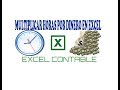 ♦♦♦ MULTIPLICAR HORAS POR DINERO EN EXCEL/ EXCEL CONTABLE♦♦♦