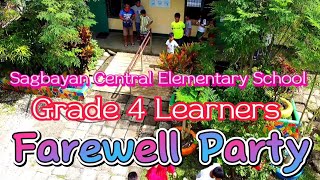 Sagbayan Central Elementary School grade 4 Learners, Farewell Party
