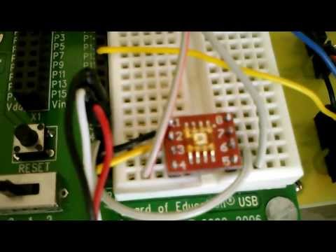 Temperature and light control using BASIC STAMP 2 Development Board [ENG captions]