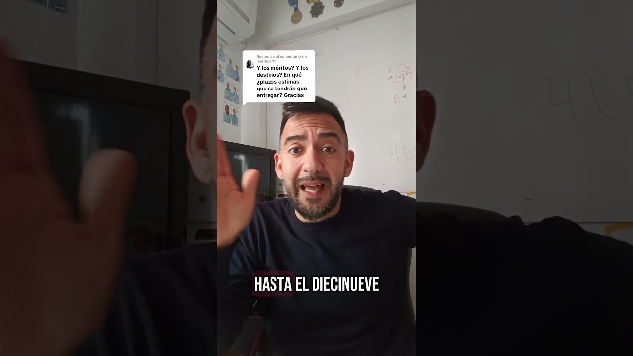 Cuándo se presentan los méritos? 