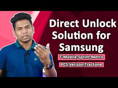 Direct Unlock Samsung T-Mobile,Sprint,Metro PCS,Verizon,TracFone