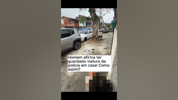 Homem afirma ter guardado viatura do policia em casa! Como assim?