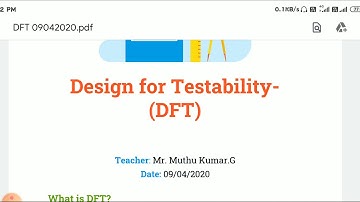 EC 8095 VLSI design Unit -5   Design for Testability
