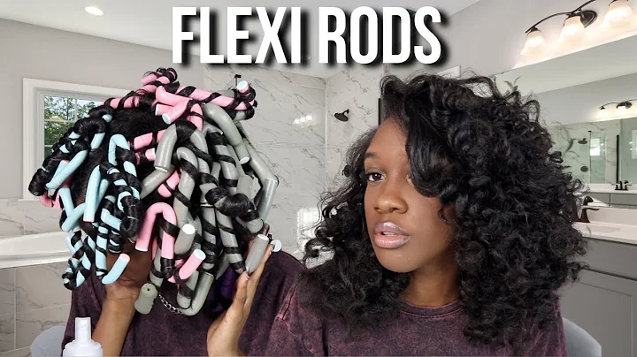 FLEXI ROD SET on STRAIGHT HAIR *step by step guide...