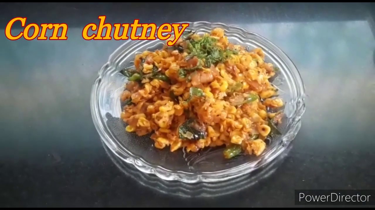 corn chutney 🌽मक्याच्या दाण्यांची चटणी Corn Recipe YouTube