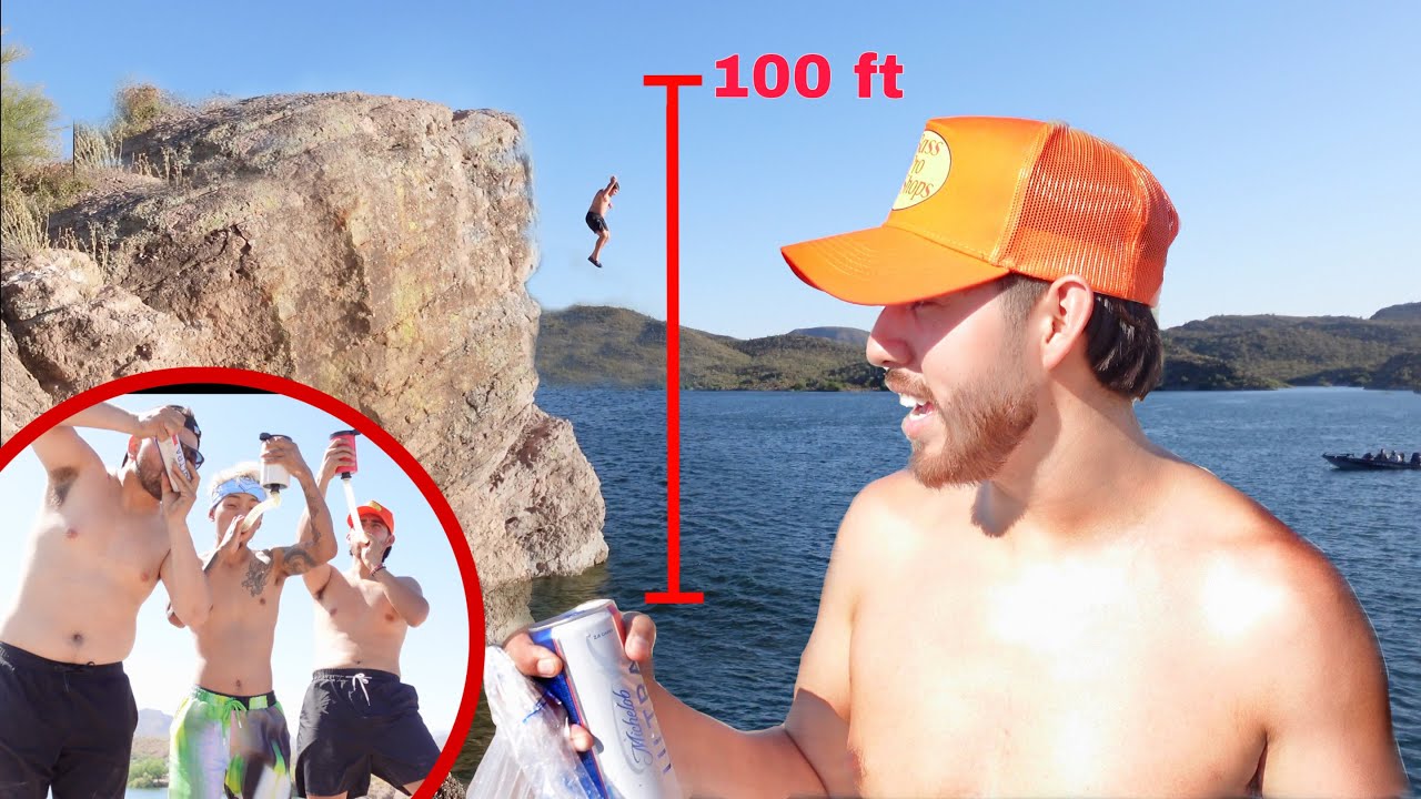 JUMPING OFF ARIZONAS HIGHEST CLIFF!!