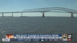 New buoy placed in the Patapsco River