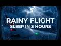 Rainy Airplane Cabin for Deep Sleep (3 Hours)