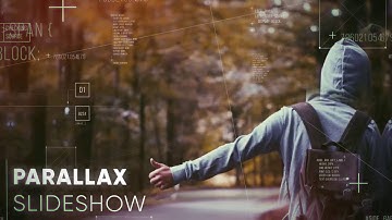 Parallax HUD Slideshow After Effects Template