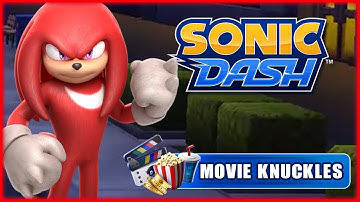Sonic Dash - #SonicMovie2 Event 🎬 - Movie Knuckles Gameplay Showcase (MAX Level)