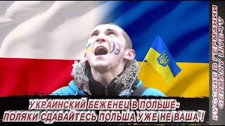 УКРАИНСКИЕ БЕЖЕНЦЫ В ПОЛЬШЕ - ПОЛЯКИ СДАВАЙТЕСЬ ПОЛЬШЕ УЖЕ НЕ ВАША !