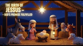 The Birth of Jesus – God's Promise Fulfilled | Bible story for kids
