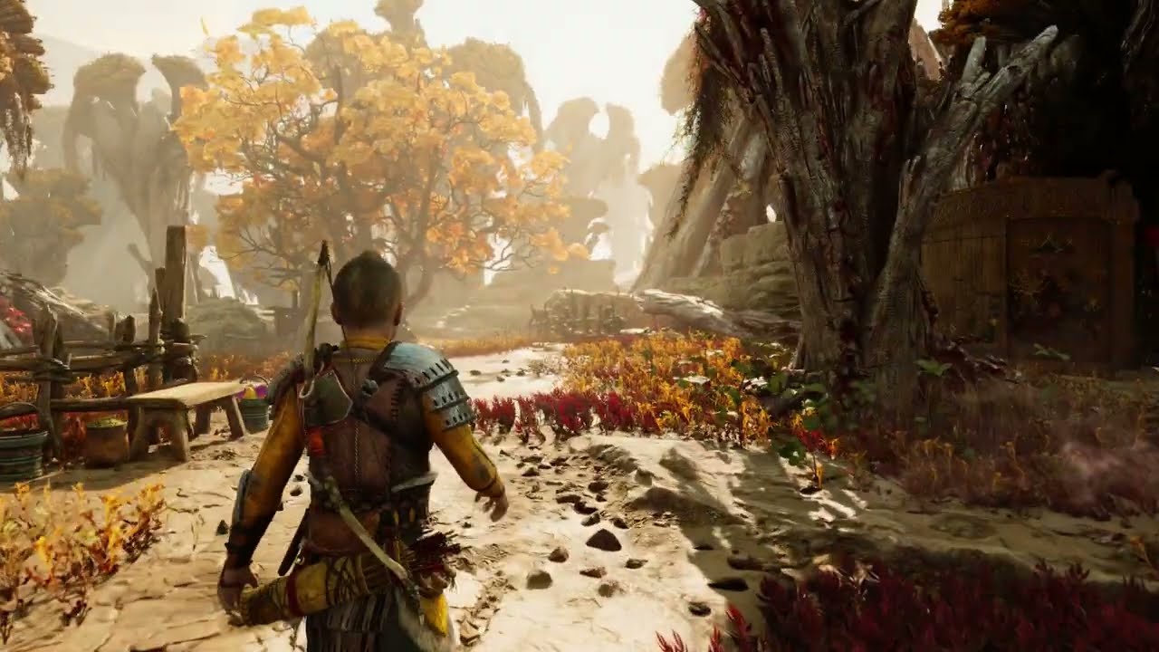 God of War Ragnarok Get to Weapons Armor Upgrade Table Get Jotnar Champions Garb