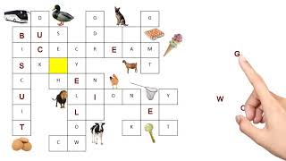 Crosswords for Kids | Kids Learn | Kids Brain | Picture Hint | Missing Letters | Part 2 screenshot 3