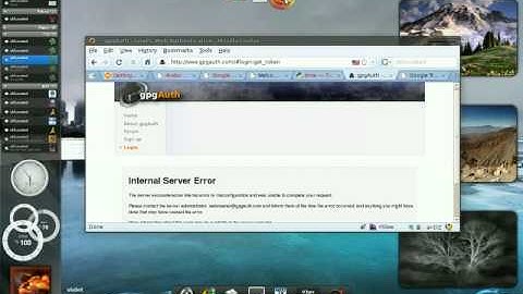 Linux Desktop using Compiz-Fusion