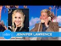 Jennifer Lawrence Used to Pretend Ellen Interviewed Her on the Toilet
