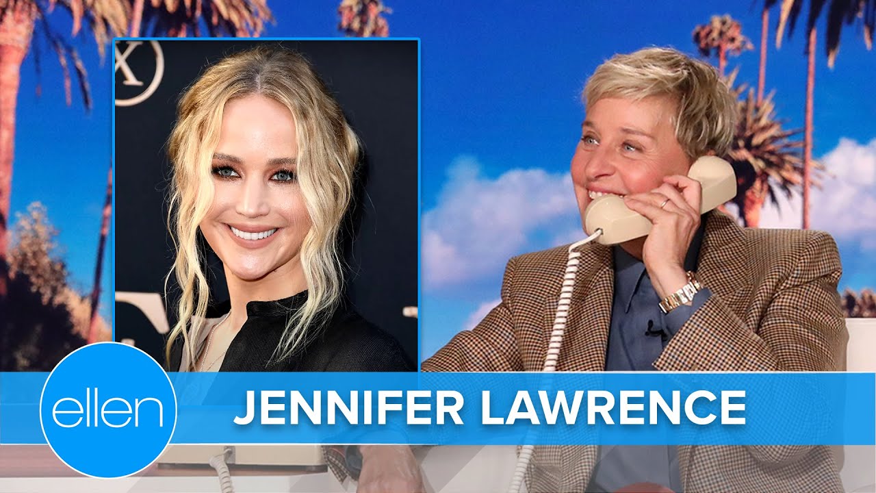 Jennifer Lawrence Used to Pretend Ellen Interviewed Her on the Toilet -  YouTube