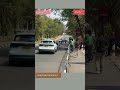 The street of Kigali,Rwanda hosting UCI Road Cycling World Championship,first in Africa.