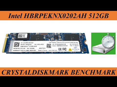 Intel HBRPEKNX0202AH 512GB SSD CrystalDiskMark Benchmark - YouTube