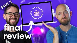 My final review of Flux Academy Webflow Masterclass