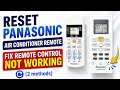 How To Reset Panasonic Air Conditioner Remote - Fix Remote Control Issues