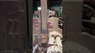 Pressed wood in factory #process #workers #factory #satisfyingvideo
