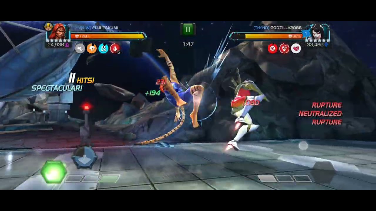 Tigra vs Omega Sentinel in BGs Sharpened Claws meta