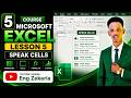 Lesson 5 Course Microsoft Excel : | Speak Cells | Eng Zekeria