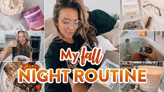 My Real HEALTHY Fall Night Routine 2022 |  easy dinner + late night snack cravings