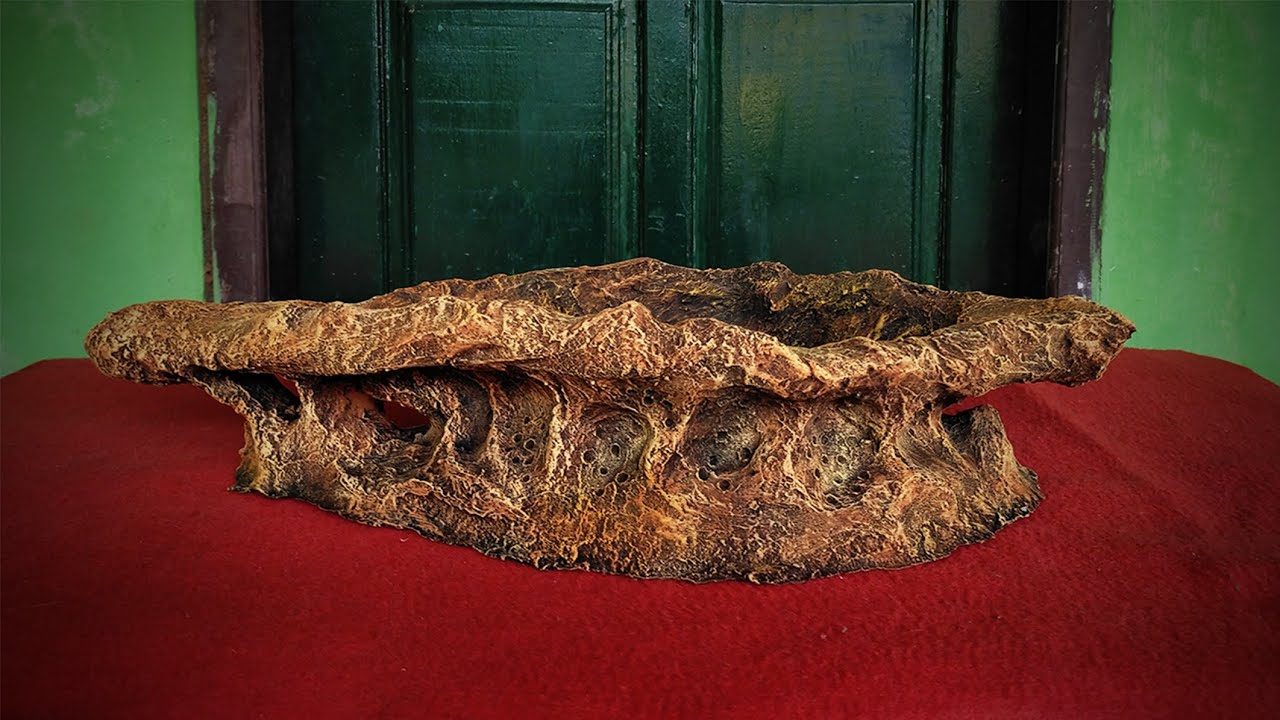 Cara Membuat POT Bonsai Relief Dari Kaos Bekas