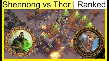 Shennong vs Thor | 1v1 Ranked | Age of Mythology Retold