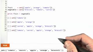 Python Sets Solution - Design of Computer Programs