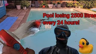 Pool losing 2500 litres every 24 hours!!