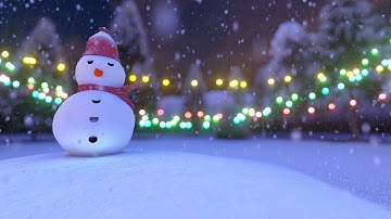 Snowman Simulation in 3D Max and Lumion: Jingle Bells - Christmas Greeting