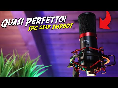 MICROFONO per STREAMING e VIDEO Quasi PERFETTO!🔥- SPC GEAR SM950T test | ITA