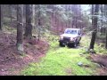 Toyota landcruiser lj70 in the wood