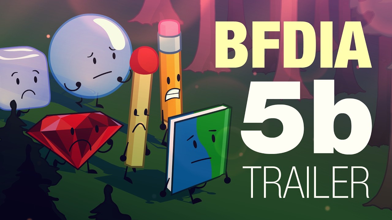 BFDIA 5b Remastered - Official Gameplay Trailer poster
