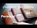 Chic Sparrow:Mr. Darcy,Drummond(AUSTEN)& Chocolate(CRÈME)-A5/B6/Personal Comparison